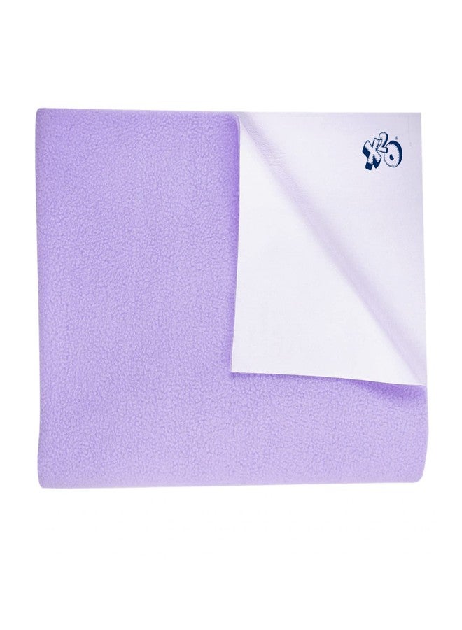 x2o Baby Fabric Made with Soft and Skin Friendly Fleece Material(Light Purple)(Pack of 1)(50x70 cms) - Image 2